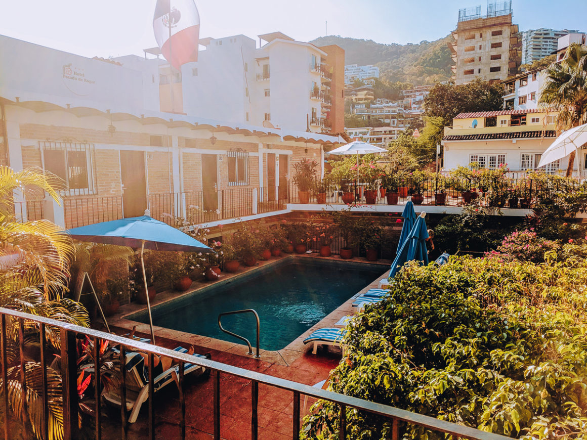 The pool at Hotel Posada de Roger in Puerto Vallarta