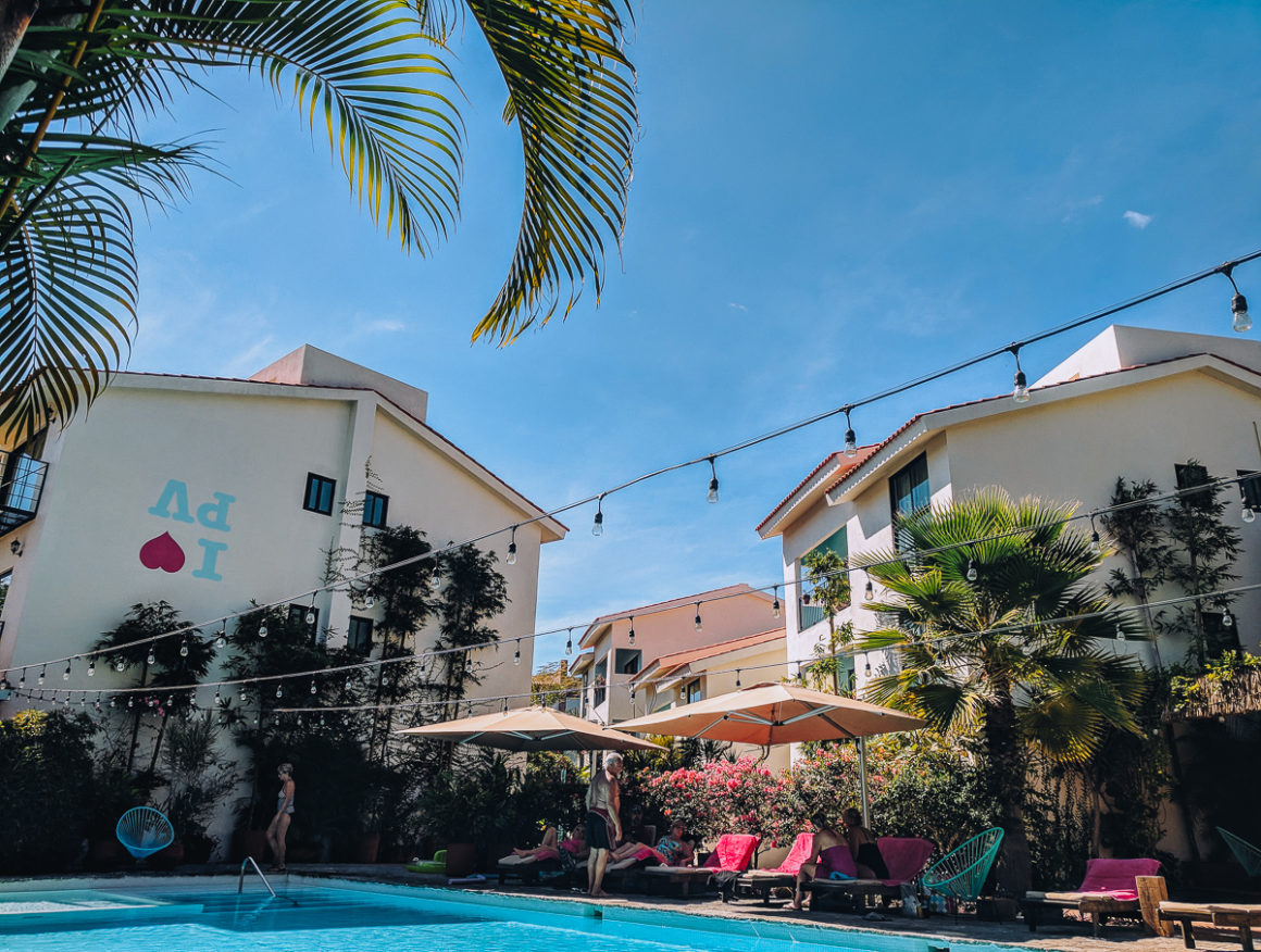 The pool at Hotel San Tropico