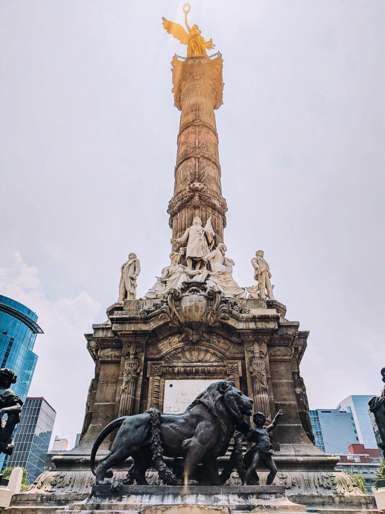 Angel of Independence on the Reforma Mexico City
