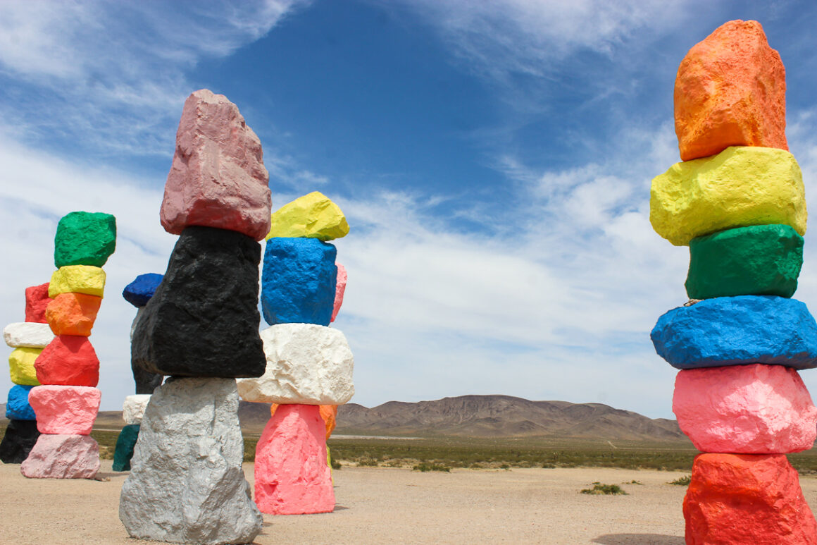 Seven Magic Mountains one of the things to do off the Vegas strip