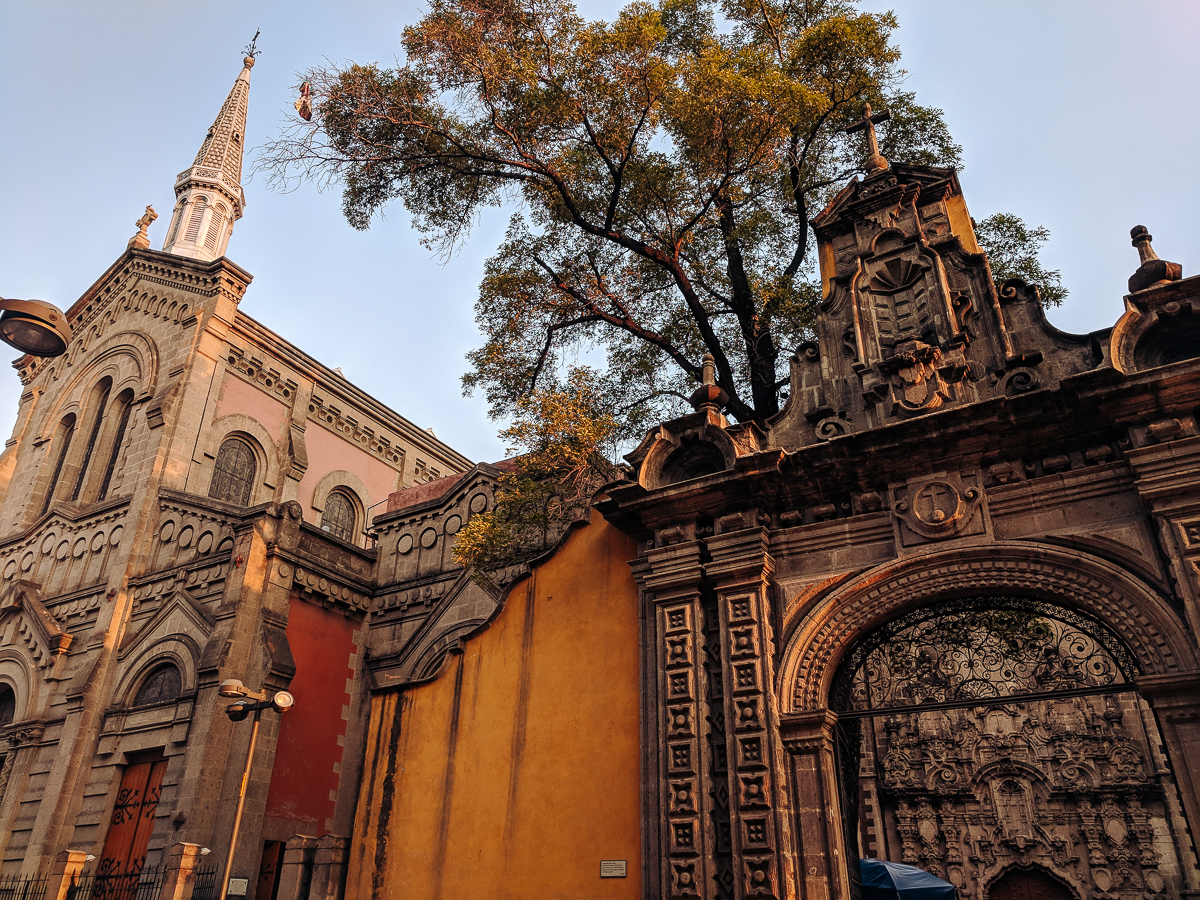 Historic buildings in Mexico City