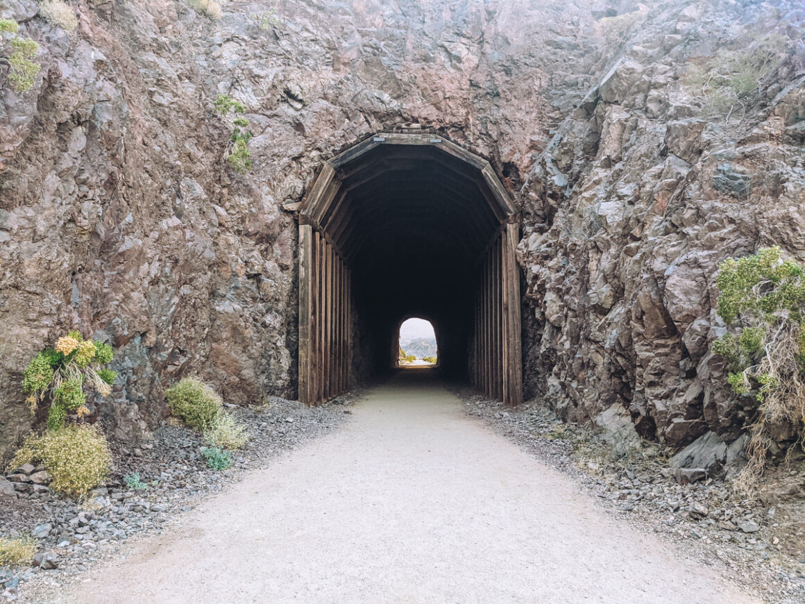A tunnel on the Railroad Trails Lake Mead Recreation Area, Nevada