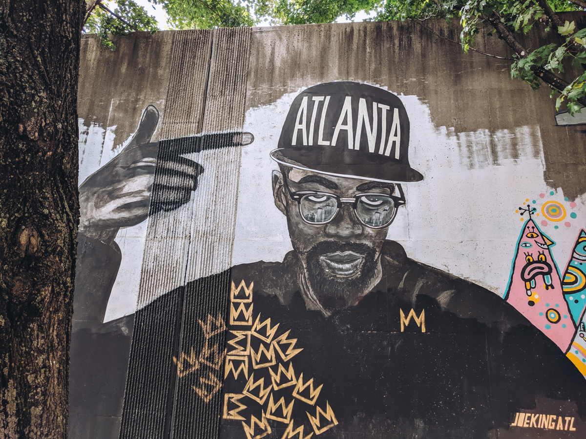 Streetart in Cabbagetown Atlanta, Ga