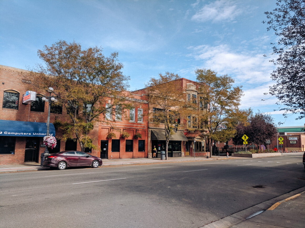 Downtown Billings, Montana one of the best USA cities to visit in fall