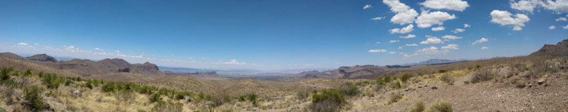 the view from Sotol Vista Overlook