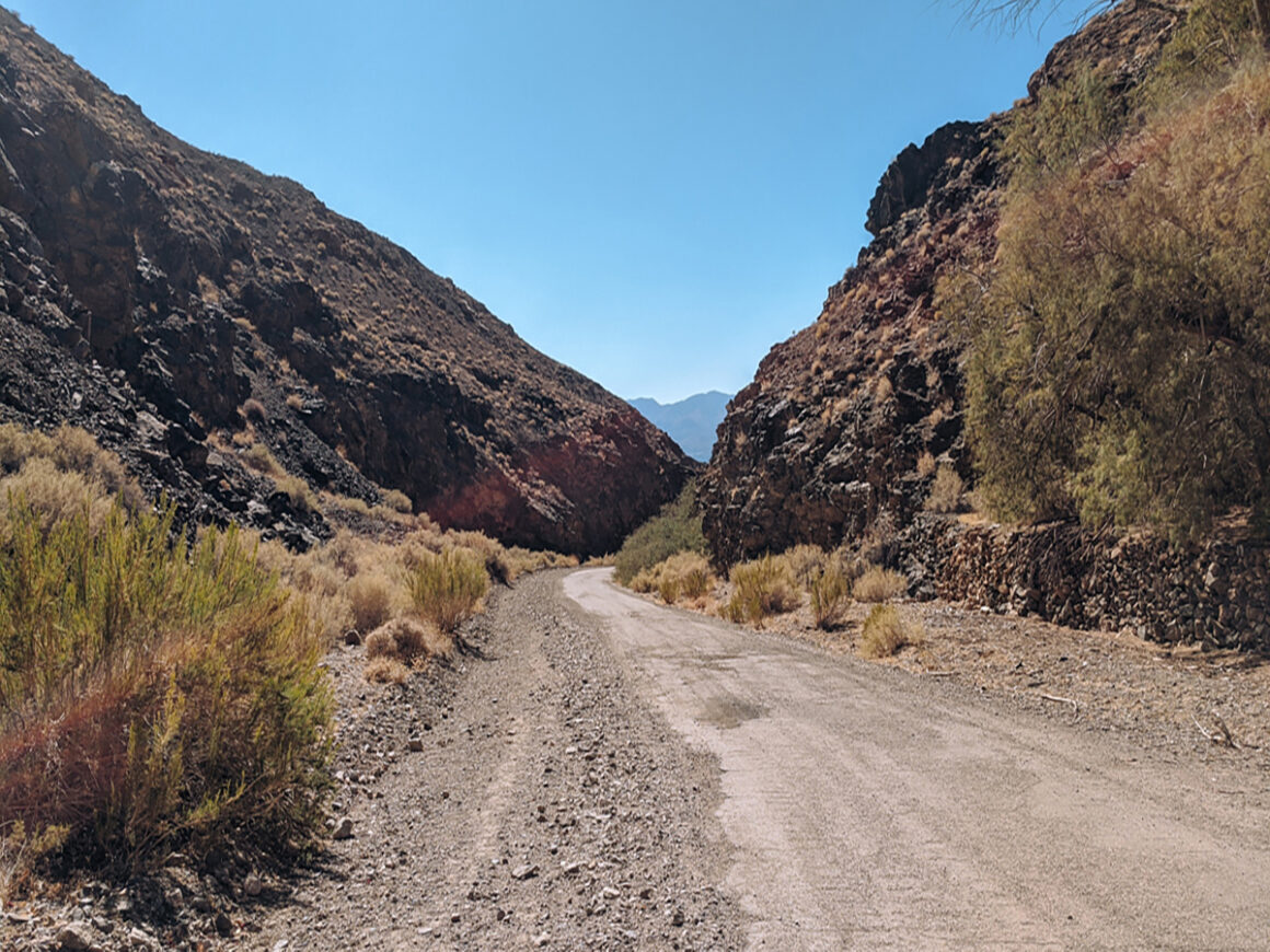 A section of Emigrant Canyon Road tha passes through Death Valley National Park
