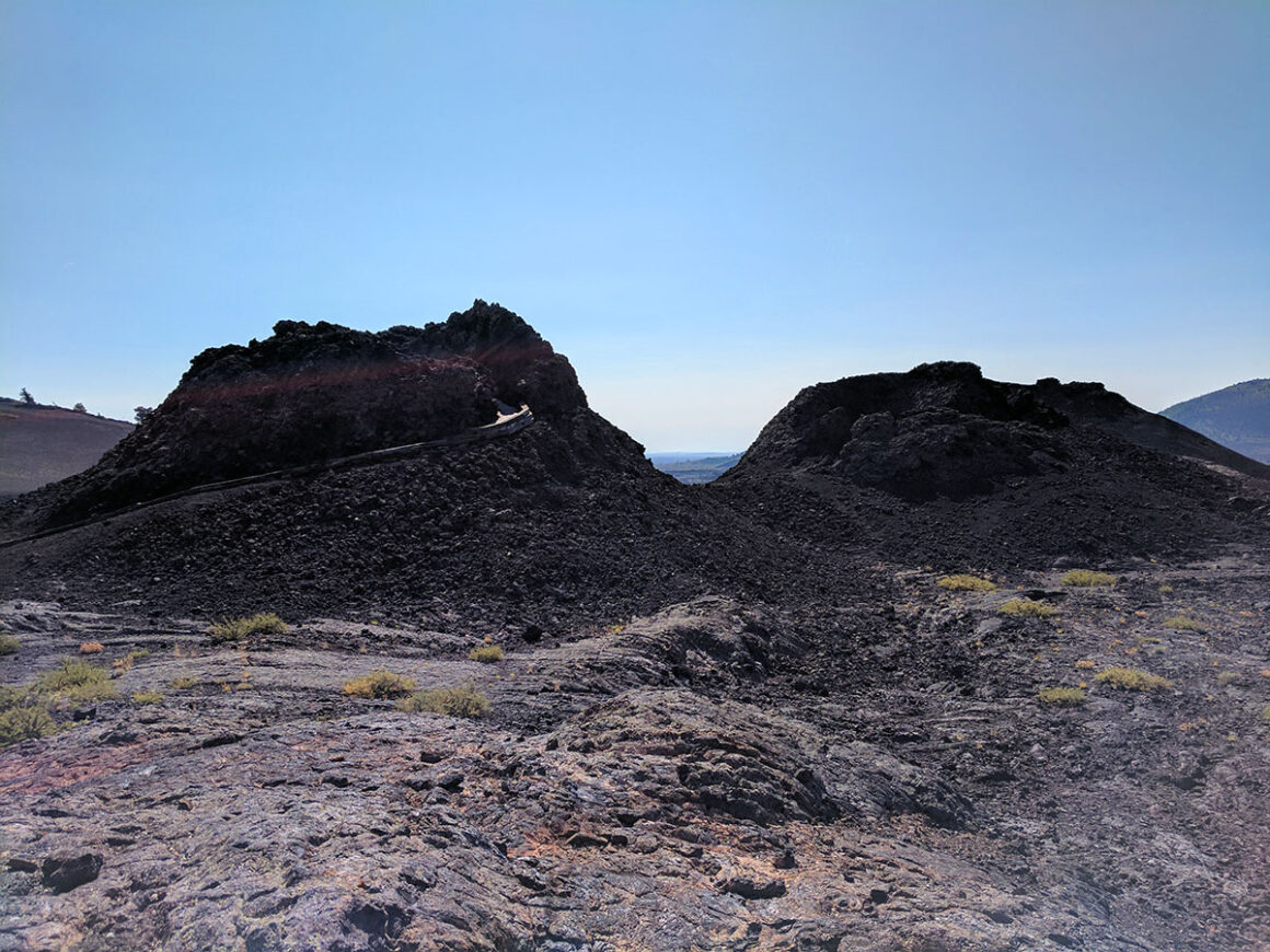 miniature volcanoes at Craters of the Moon National Monument