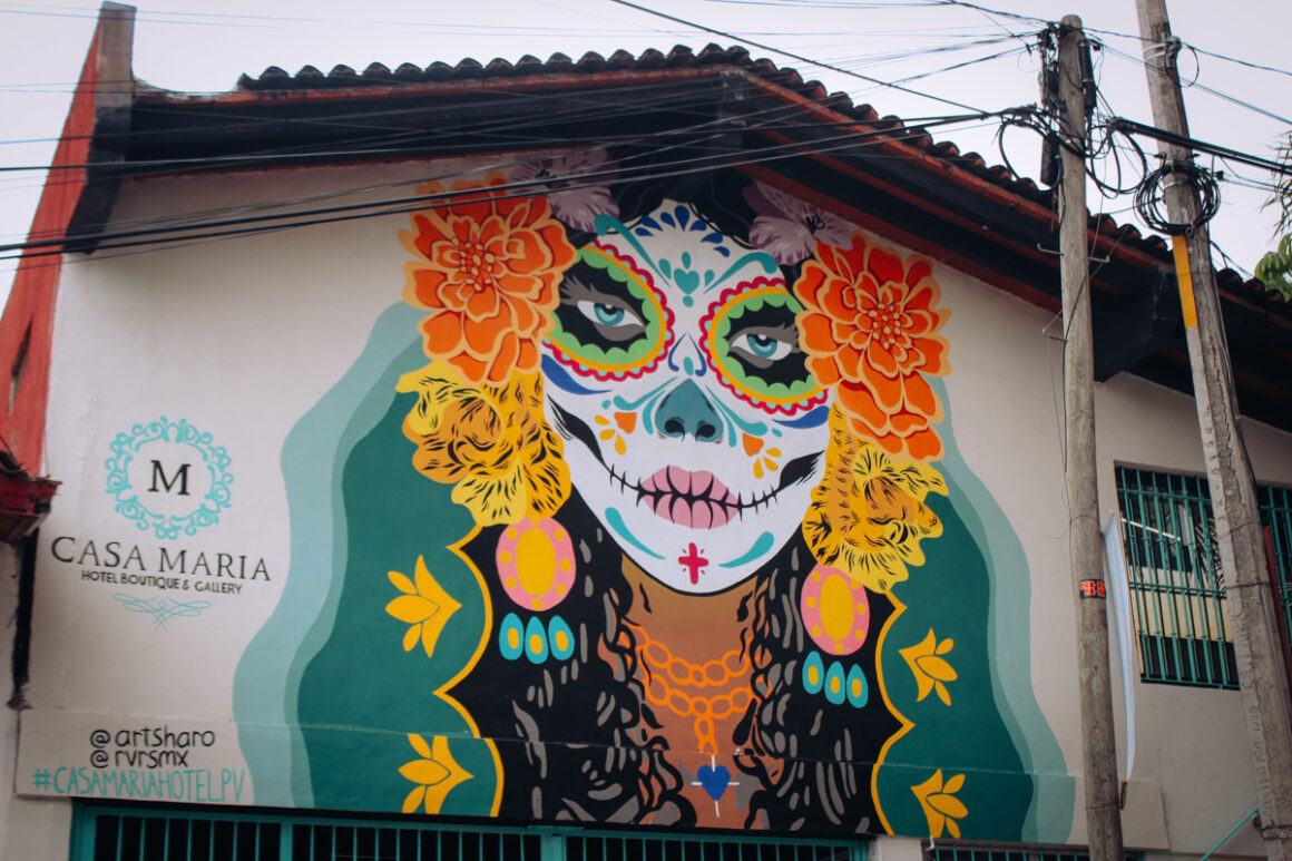 murals at Casa Maria Hotel Boutique & Gallery, Puerto Vallarta