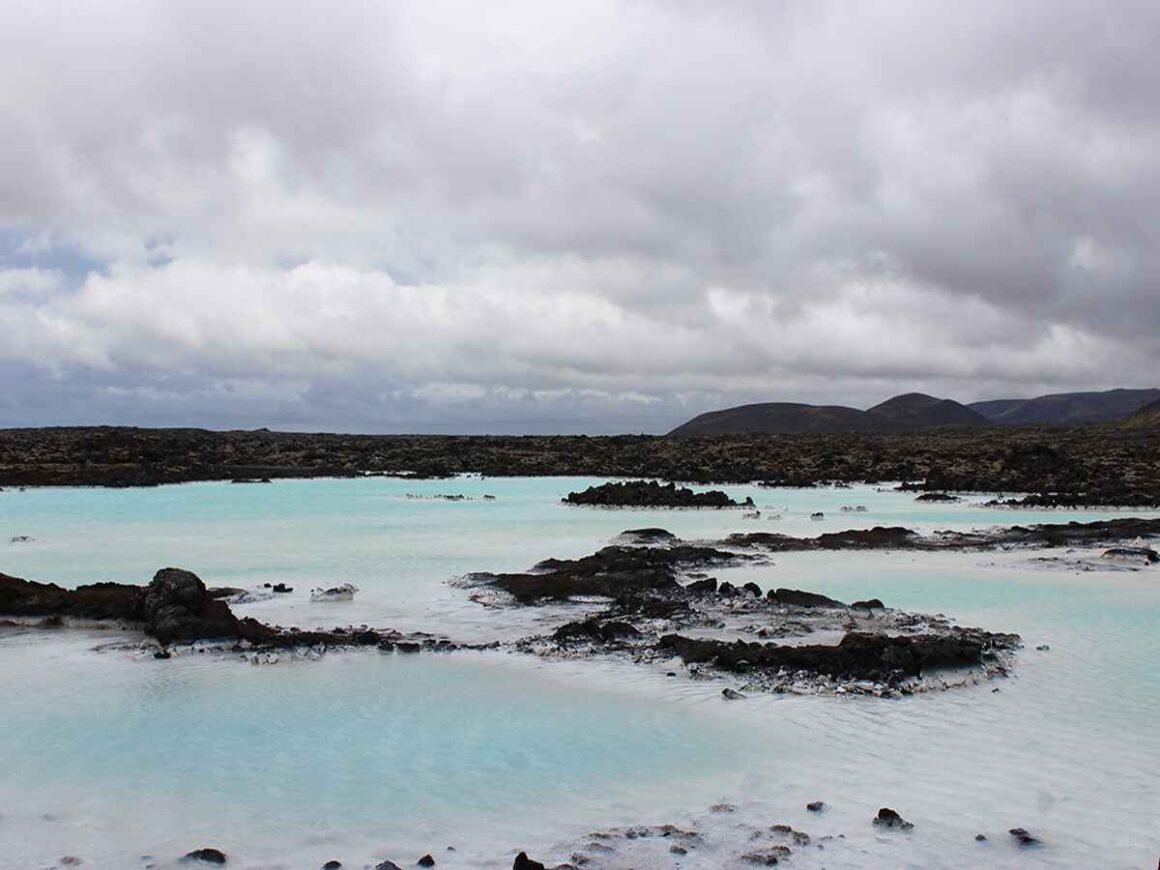 the icy blue waters of the blue lagoon