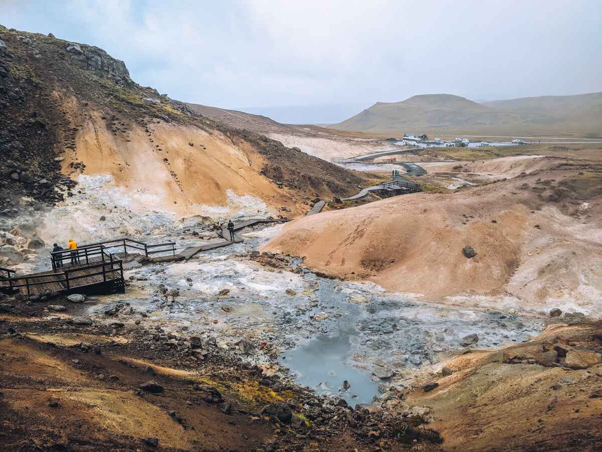 Seltun geothermal area in Iceland