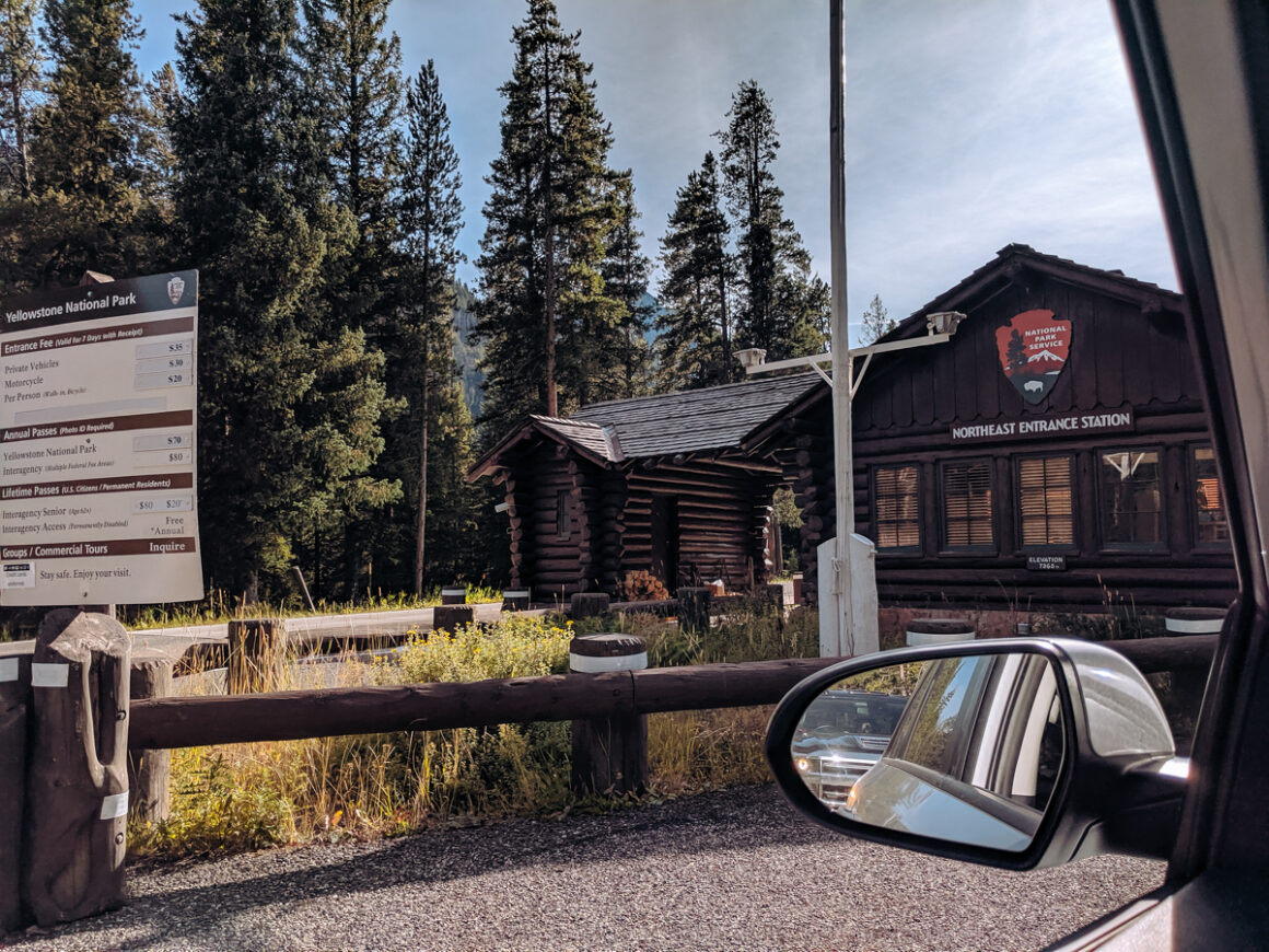 The Cooke City entrance stations and one of the five entrances and one of the important things you need to know about Yellowstone National Park