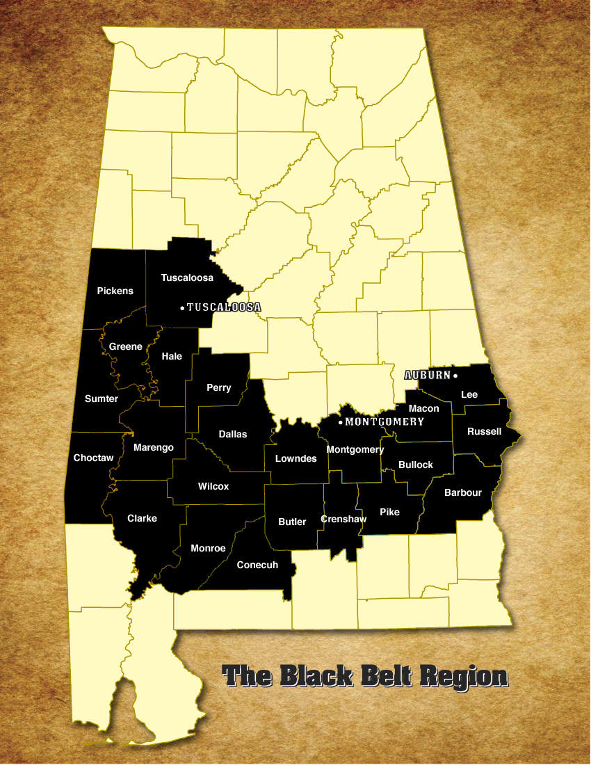 counties in the Alabama Black Belt