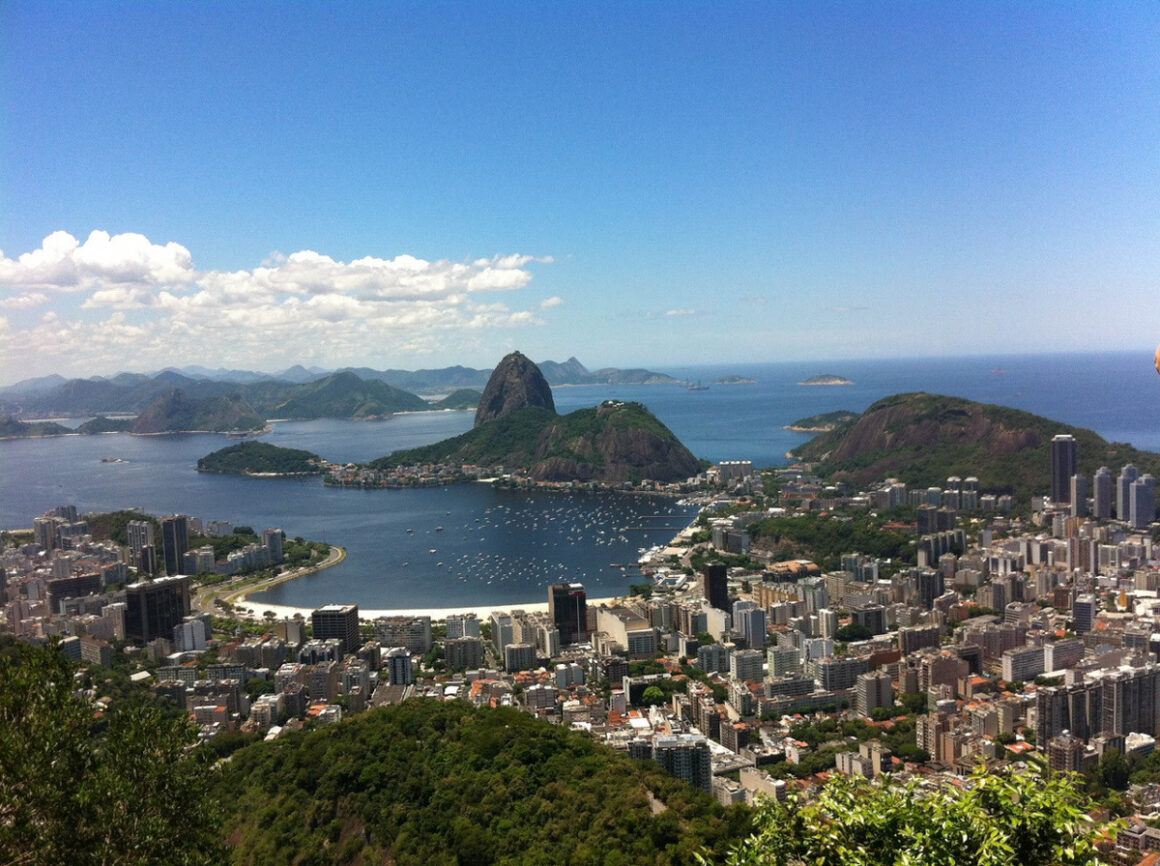 A view of Rio de Janeiro from the mountains outside the city