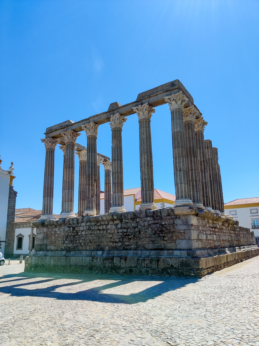 a roman temple in Portugal