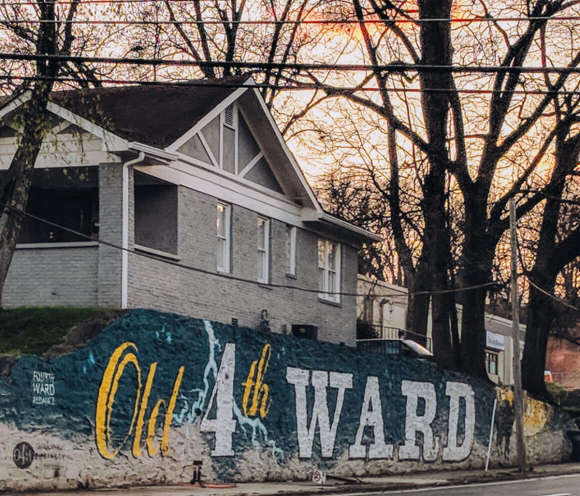 Mural in the Old 4th Ward neighborhood of Atlanta, where to stay in Atlanta. 