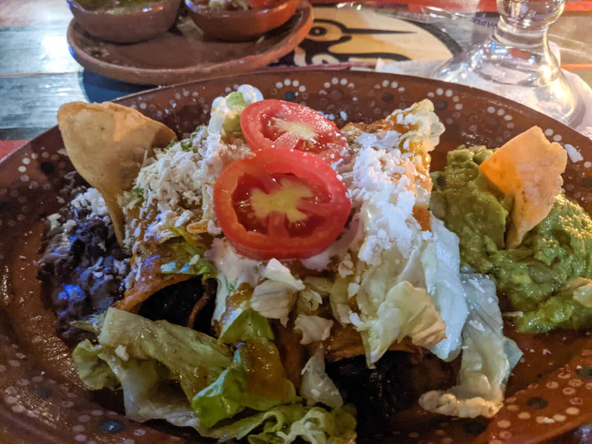 Rolled tacos at Cuates y Cuetes Puerto Vallarta