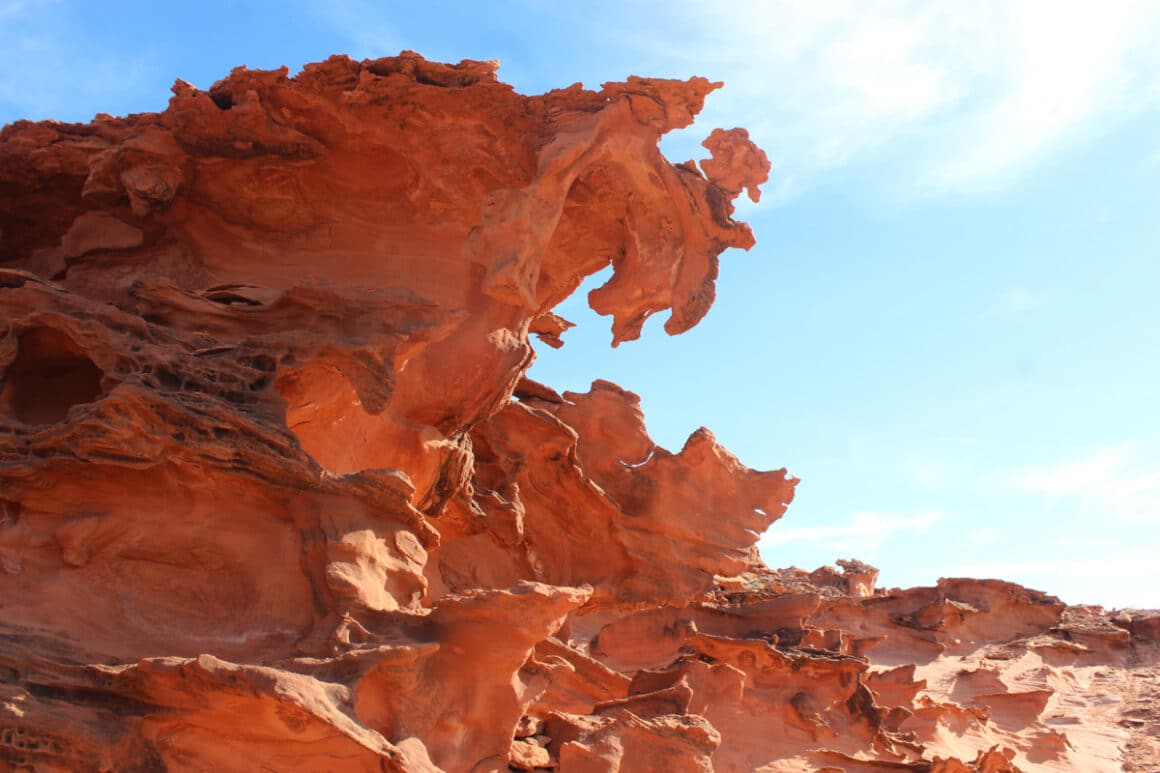 unique formations at Gold Butte National Monument near Las Vegas