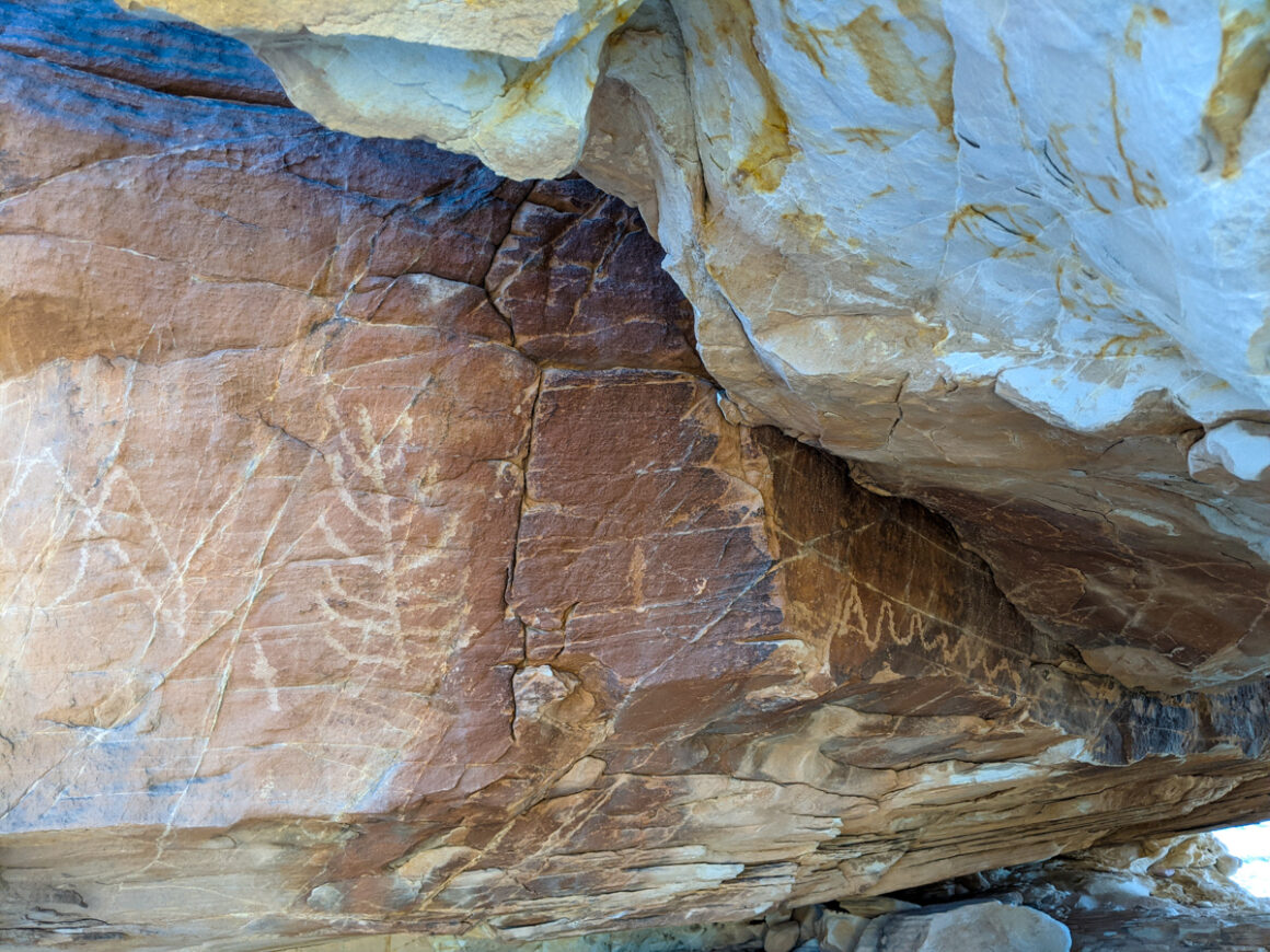 Petroglyphs in Gold Butte