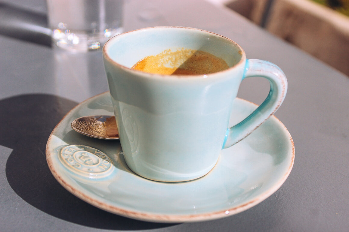 a coffee in Lisbon