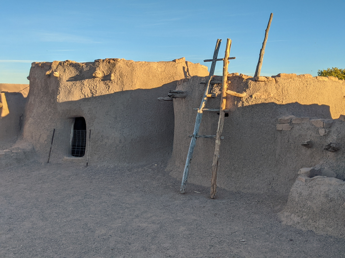display of ancient Puebloan home at the Lost City Museum in Overton, Nevada