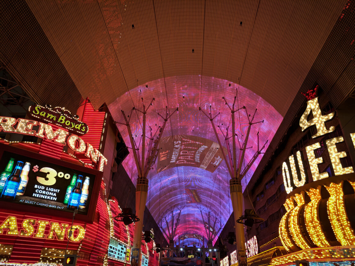Fremont Street Experience one of the best free things to do in Las Vegas