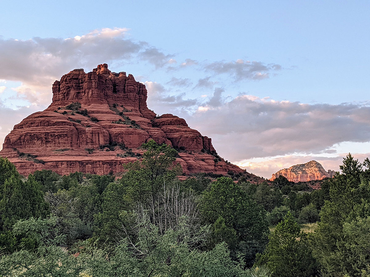 Sunset at Bell Rock in Sedona