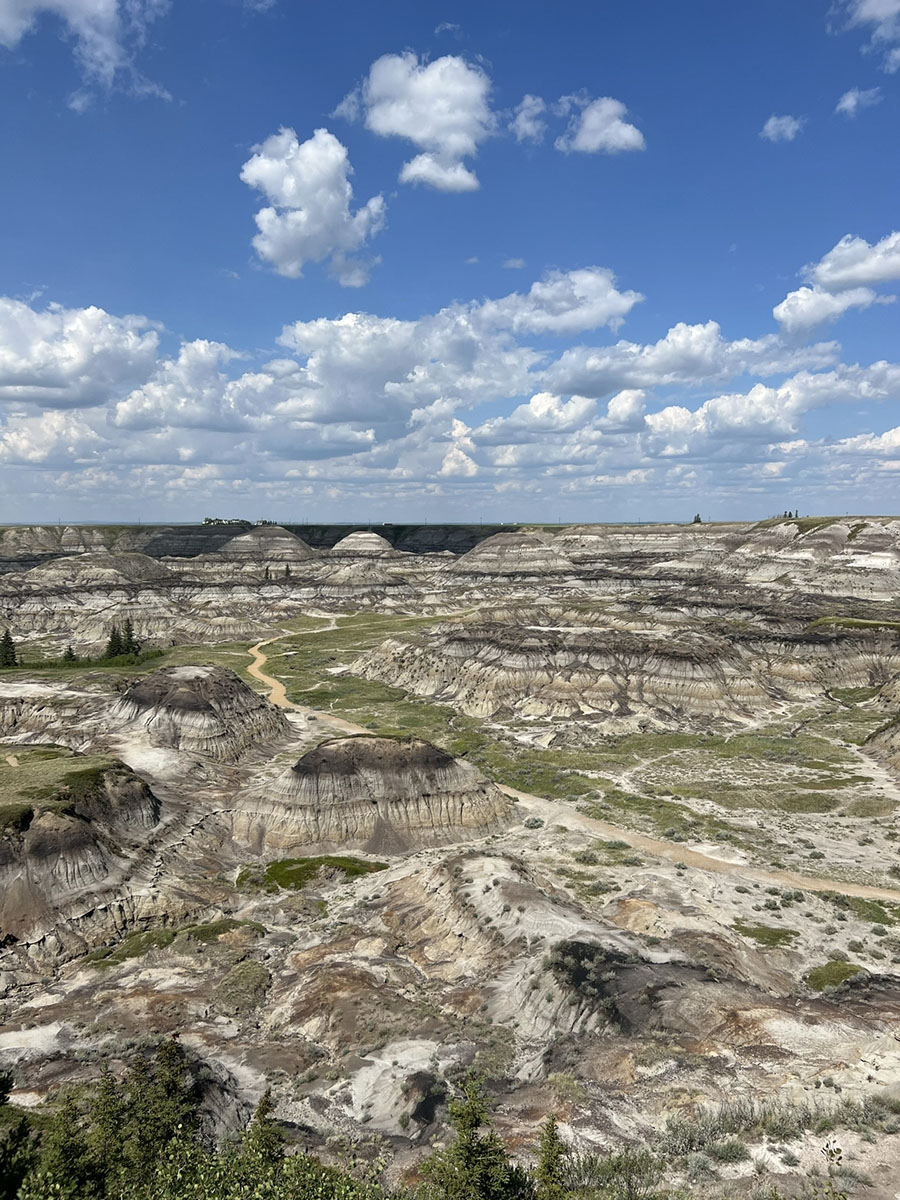 the colors of the Canadian Badlands