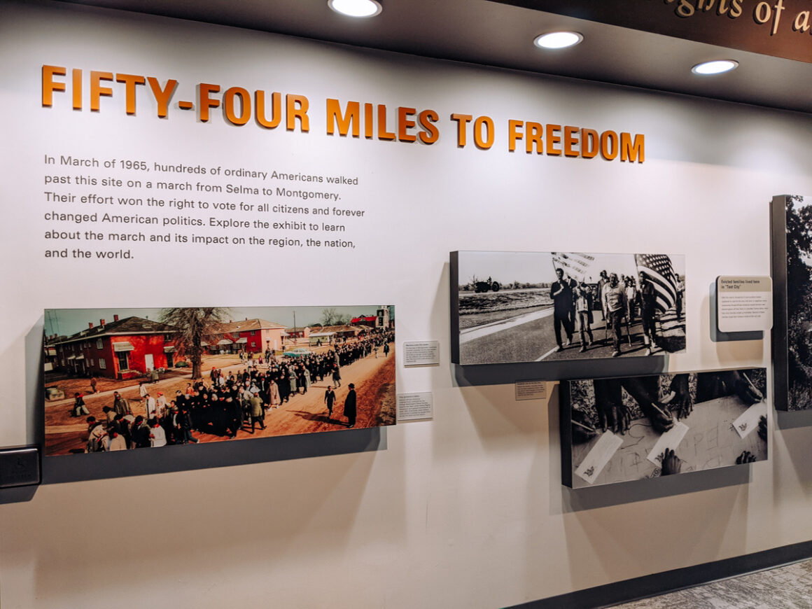 pictures of people who marched from Selma to Montgomery at Selma to Montgomery National Historic Trail