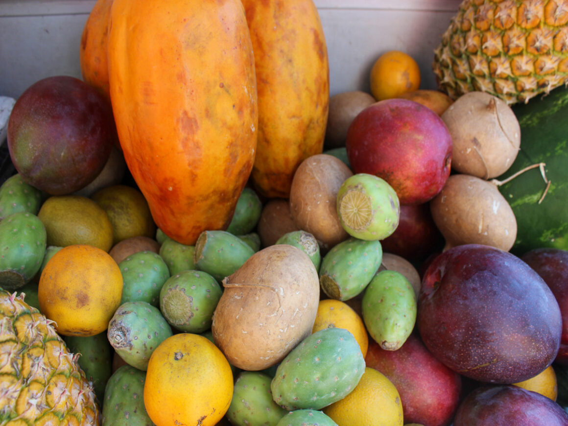 Delicious fruits of all different colors in Tepic